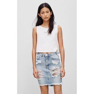 NWT One Teaspoon Wilde 2020 Denim Pencil Skirt